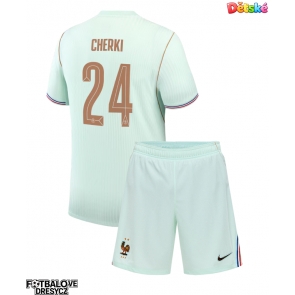 Francie Rayan Cherki #24 Dětské Venkovní dres komplet MS 2026 Krátký Rukáv (+ trenýrky)